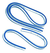 2 st flexibla plastlinjaler (30 cm + 60 cm), flexibel linjal anpassad mjuk plast för ritning, grafisk design, kläddesign, mätverktyg
