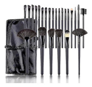 2023 Nya 24st Makeup Brush Foundation Eye Shadows Puderborstar Svarta