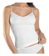 HANRO Undertröja / Spaghetti Strap Toppar Dam Bomull Seamless