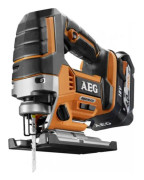 AEG BST18BLX-402C 18V borstlös sladdlös sticksåg med 2x 18V / 4,0 Ah Li-Ion PRO batteri, laddare i resväska. 4935