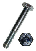 Dresselhaus 0/0202/001/12.0 /140/ /76 Insexskruv med skaft 8.8 din 931, galvaniserad förzinkad, M 12 x 140, 25 delar