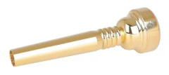 Mässingsinstrument Trumpet mun Mässing guldpläterad 17c trumpet mun för nybörjare att spela 17c trumpet munstycke