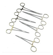 Medicinskt guld i rostfritt stål med mikrohemostatisk pincett
