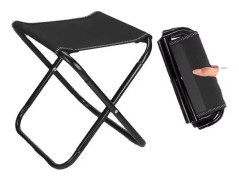 Camp Folding Pall Utomhusvikbar pall, liten bärbar campingpall utomhus, lämplig för camping, fiske och picknick