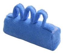 Fingerseparatordyna - 1 stycke, storlek: 13*3*3,5 cm, tyg + dunbomull, blå