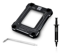 Kompatibel med smart 12:e generationens CPU böjning varmt höger spänne Lga1700/1800 ersättning CNC aluminium Lga17xx-bcf svart