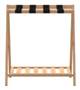 Bagagehylla 68x38x58 cm bambu - SALUTUYA - BD0111