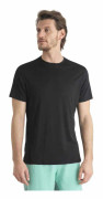 Icebreaker Merino 125 Cool-lite Sphere Iii T-shirt Med Korta ärmar Svart M Man
