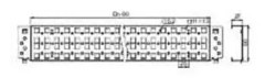Elpanelkomponent - Schneider elmodul - NSYSQCR9080 - 2 snabba traviesas 90x800