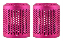 2 PCS Outer Cover Dust Filter for Dyson Hair Dryer HD01/HD03/HD08(Rose Red)