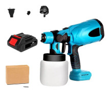 Elektrisk sprutpistol, trådlös drift, kompatibel med Makitas 18V-batteri., Ingen Batteri