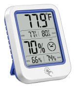 Digital hygrometer inomhustermometer, hygrometer, temperatur- och fuktighetsmätare