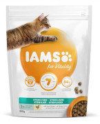 Komplett torrfoder för vuxna steriliserade, kyckling 800g för katter, Iams