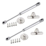 Hydrauliska gasfjädrar för Köksskåp Dörr Lyftspjäll gångjärn, 80n/8kg 270mm, paket med 2