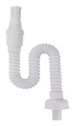 Vattenavloppsslang, handfat plus 4 slangklämmor Lämplig för diskmaskiner och handfat, diskmaskinens avloppsslang använder förlängningsbar design (42cm-80cm)