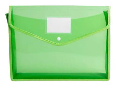 B5 Plastkuvert Filmappar Snap Closure Bag School