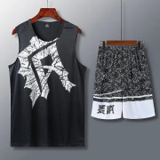 Män Barn Baskettröja Set Uniformer Sport Kit Kläder