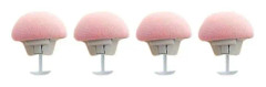 Svamp Duvet-hållare, halkfri påslakan-klämma En nyckel för att låsa upp överdrag från sängklämmor, rosa 4-pack