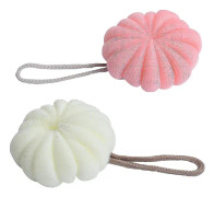 2st Baddusch Luffa Svampbad Mesh Puff Duschboll Kroppsskrubber Exfolieringsbad