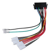1st 20pin Atx to 2port 6pin At Converter Power sladd för 286 386 486 dator