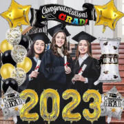 Set - Grattis Grad Party Decorations 2023
