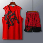 Män Barn Baskettröja Set Uniformer Sport Kit Kläder