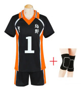 Anime Haikyuu Cosplay Costume Karasuno High School Volleyball Club Hinata Shyouyou Kageyama Tobio Sportswear Tröjor Uniform