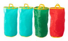 1 Pack 4st Race Bag Heavy Duty Säck Festtillbehör Utomhusspel för barn Utomhusspel (slumpmässig färg)