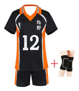 Anime Haikyuu Cosplay Costume Karasuno High School Volleyball Club Hinata Shyouyou Kageyama Tobio Sportswear Tröjor Uniform