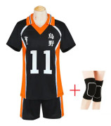 Anime Haikyuu Cosplay Costume Karasuno High School Volleyball Club Hinata Shyouyou Kageyama Tobio Sportswear Tröjor Uniform