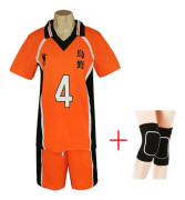 Anime Haikyuu Cosplay Costume Karasuno High School Volleyball Club Hinata Shyouyou Kageyama Tobio Sportswear Tröjor Uniform
