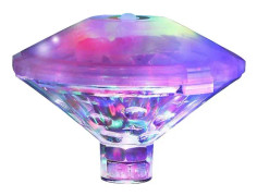 LED-diamant vattentät badkar pool dusch ljus, undervattens dykljus