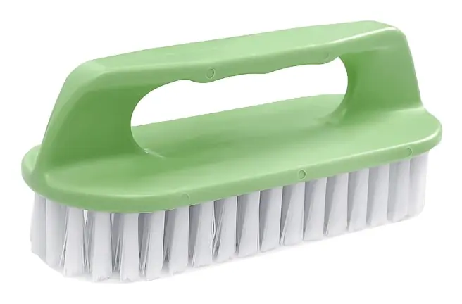 (Grön) Plast Skrubber Borste Säng Tvättstädning Borste Grepp Vibrant Färg Bekväm