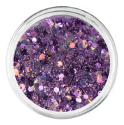 Nagelglitter - Blinkeffekt - Hexagon - 15 Lila