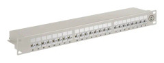 CAT 6A 19 tums (48,3 cm) kopplingspanel, 24 portar (1 HE)