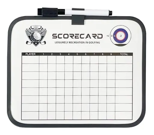 Golf Scorecard Score Sheet Tracking Record