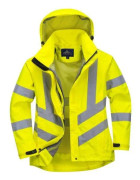 Parka damhög synlighet andningsbar Portwest 300D - Gul