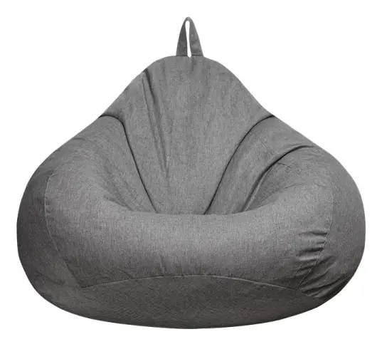 2024 Ny Extra Large Bean Bag chairs Couch sofa Cover Indoor Lazy Lounger For Adults Kids Promotion Price grey