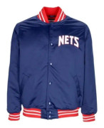 MITCHELL & NESS HEAVYWEIGHT JACKA NEW JERSEY NETS HERRJACKA