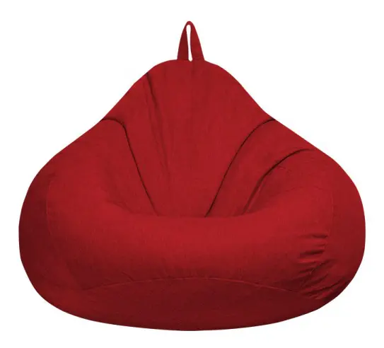 2024 Ny Extra Large Bean Bag chairs Couch sofa Cover Indoor Lazy Lounger For Adults Kids Promotion Price red