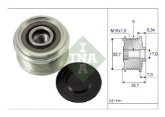 INA avtagbar remskiva 6G 535007710