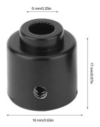 SALALIS Axel Servo Nav Metall Axel Servo Nav, 2 delar, Lämplig för Tetrixrobotics och multifunktionella hushållsapparater