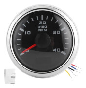 SALALIS 52mm 4K RPM digital varvräknare mätare Vattentät för motorcykel Yacht Car