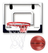 Mini basketkorg inomhus - Röd - För barn - Dörrhängare ingår
