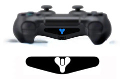 För PS4 Handtag Light Stickers Luminous Strip Sticker Light Bar Decal Skin Sticker