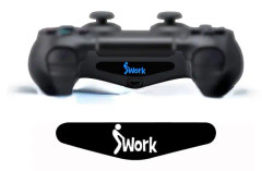 För PS4 Handtag Light Stickers Luminous Strip Sticker Light Bar Decal Skin Sticker