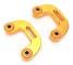 SALALIS 2st Bakre stabilisator Sway Bar Sway Bar End Link Passar för 2002-2007