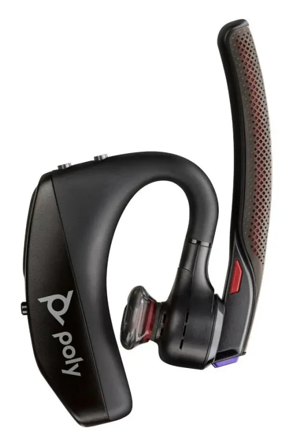 Poly Voyager 5200-M Office - Voyager 5200 series - headset - inuti örat - Bluetooth - trådlös - svart - Certifierad för Skype for Buisness, Certifier