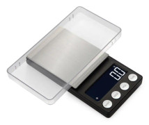 High-Precision Electronic Scale Mini Portable Jewellery Medicine Scale, Style:1000g/0.1g