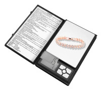 MH-1108 Notebook Shape High Precision Electronic Diamond Gold Jewelry Scale (0.1g~2000g), Excluding Batteries
